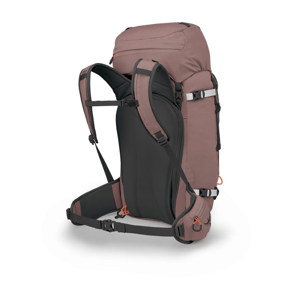 ryggpanel på en Osprey Sopris 45 skisekk (dame)