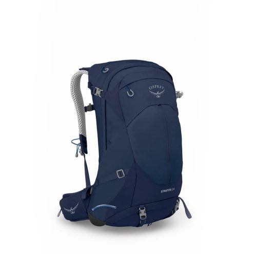 En Osprey Stratos 34L turryggsekk (herre) i en blå farge