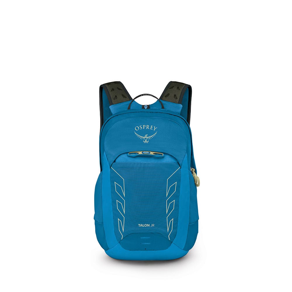 en blå Osprey Talon Jr 11L dagsryggsekk (barn)