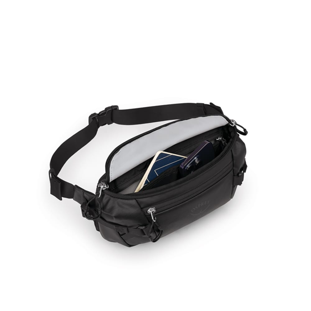 en åpen Osprey Transporter Waist Pack midjebelte (unisex)