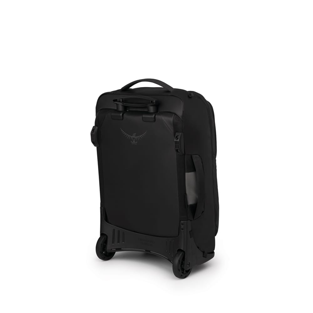 bakside av Osprey Transporter Wheeled Carry-On reisekoffert 38L (unisex)