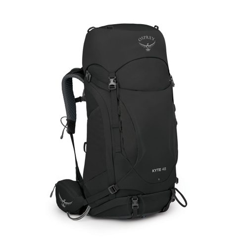 Svart dagssekk fra osprey 48 kyte på 48 liter.