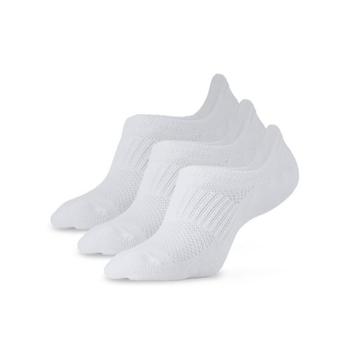 Hverdagssokker lave 3-pakk (unisex) i hvit