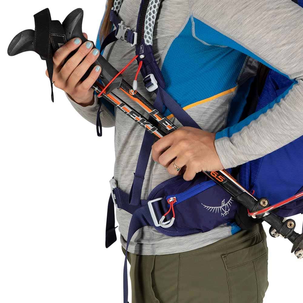 Turstaver på Osprey Sirrus 34L tursekk (dame)