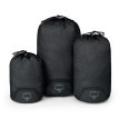 Tre stykker Osprey Daylite Mesh Stuff Sack Set pakkposer (unisex)