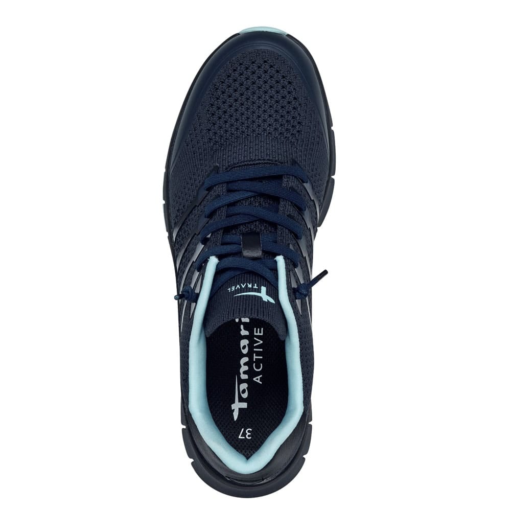 En komfortabel og stilig Tamaris Sneaker sportslig hverdagssko (dame) ovenfra