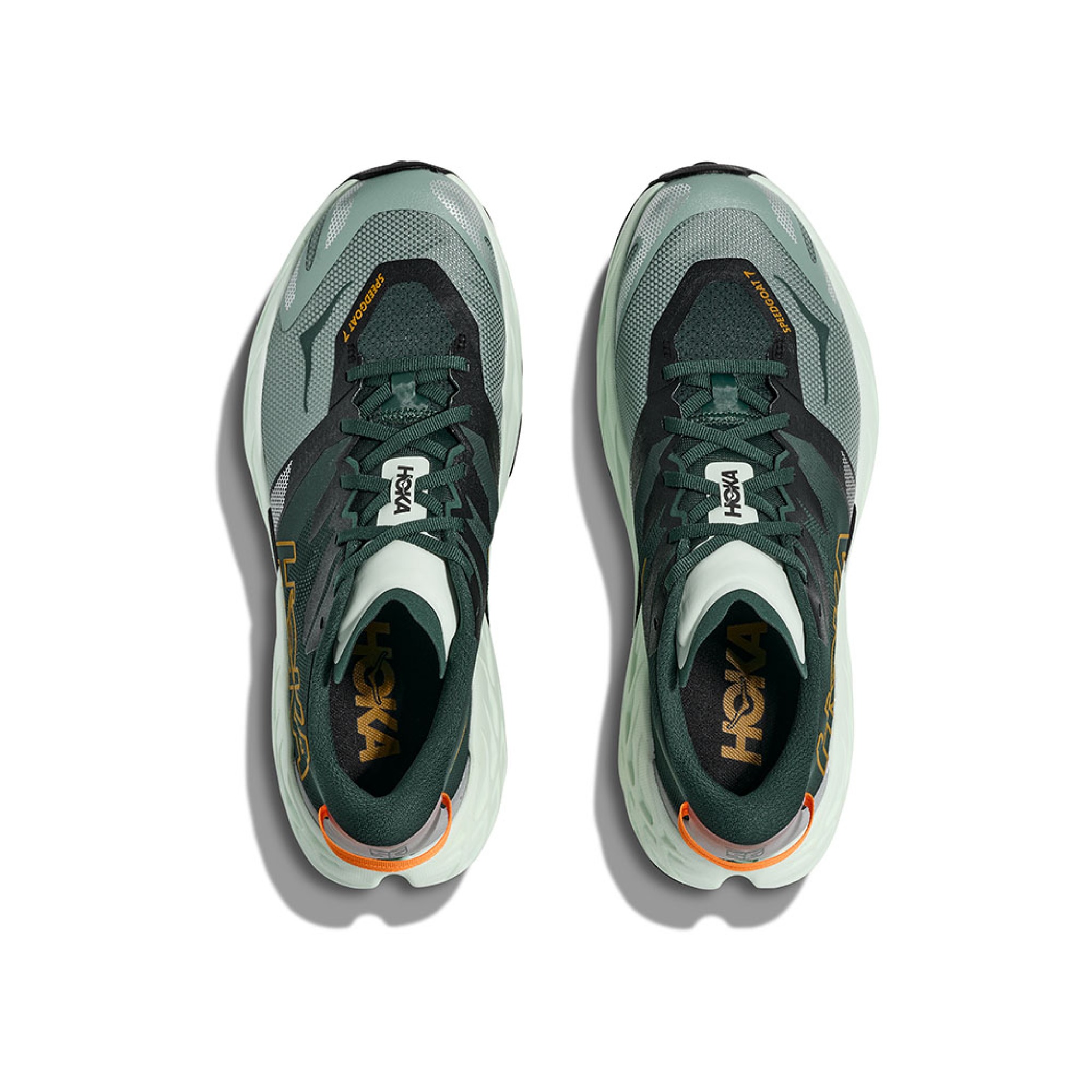 HOKA Speedgoat 7 terrengløpesko (herre) i bay leaf/sea glass