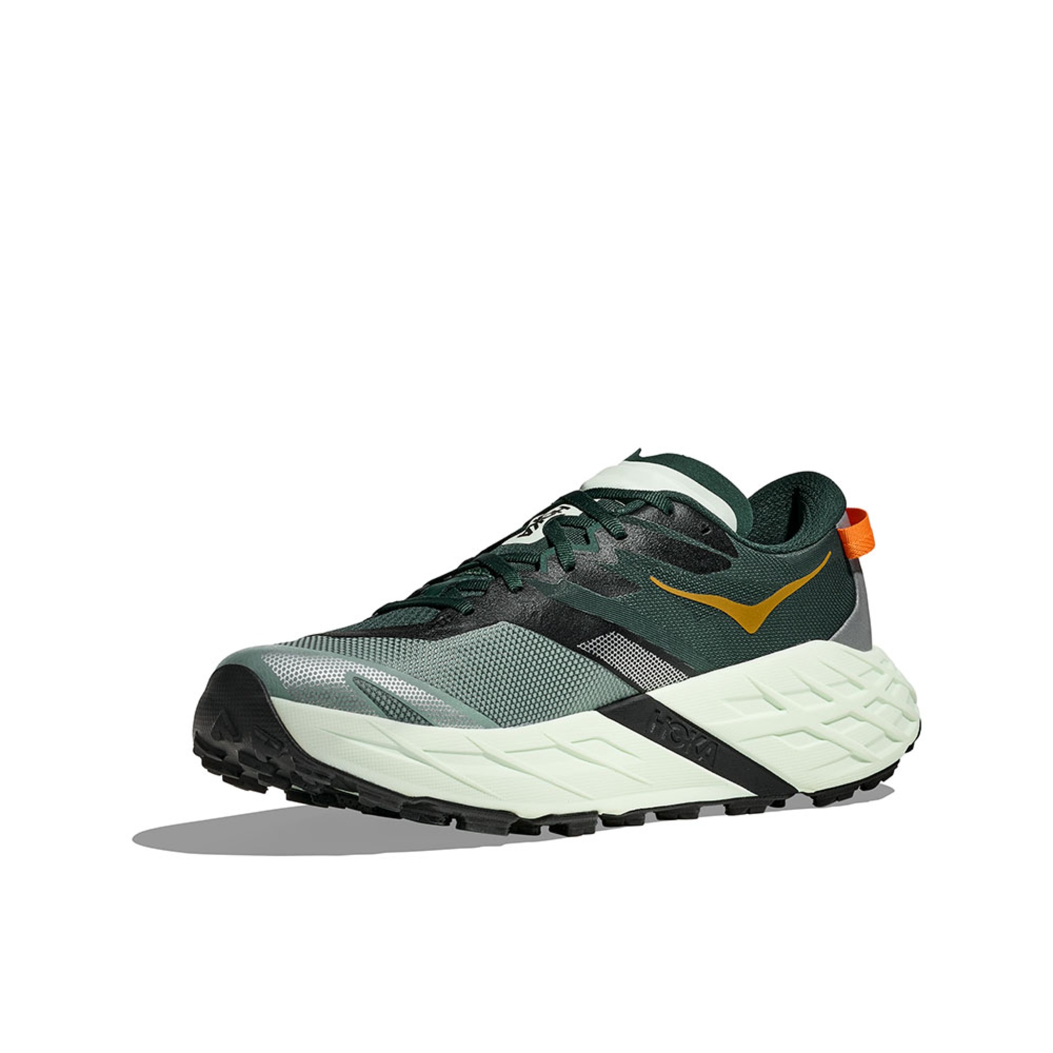 HOKA Speedgoat 7 terrengløpesko (herre) i bay leaf/sea glass