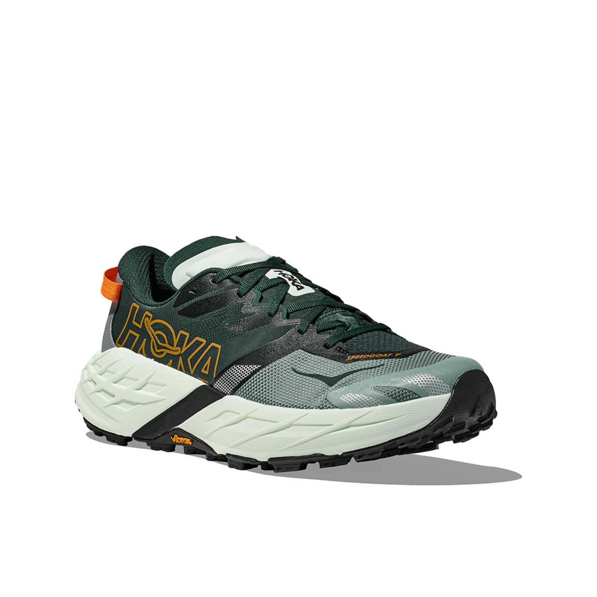 HOKA Speedgoat 7 terrengløpesko (herre) i bay leaf/sea glass
