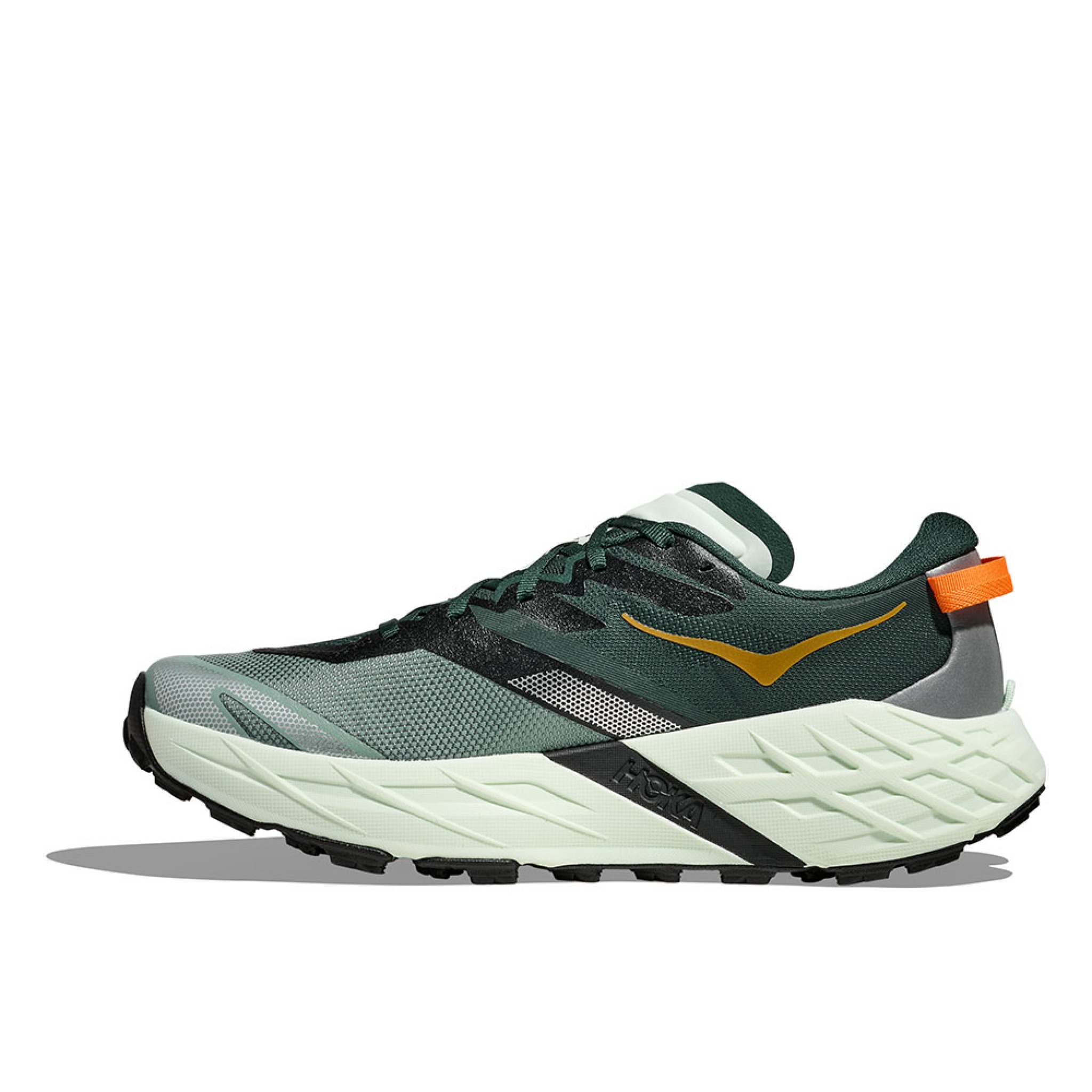 HOKA Speedgoat 7 terrengløpesko (herre) i bay leaf/sea glass