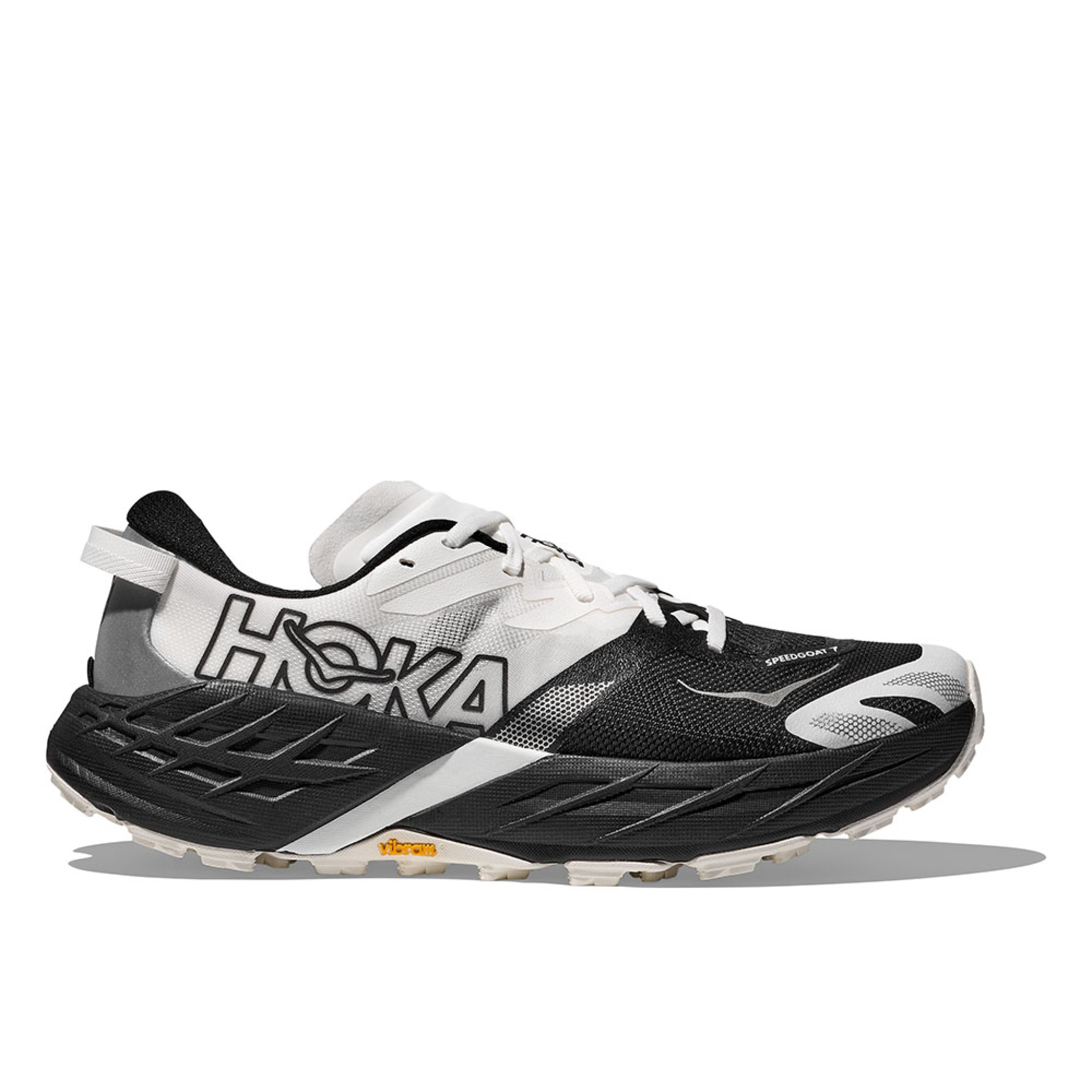 HOKA Speedgoat 7 terrengløpesko (dame) i black/white