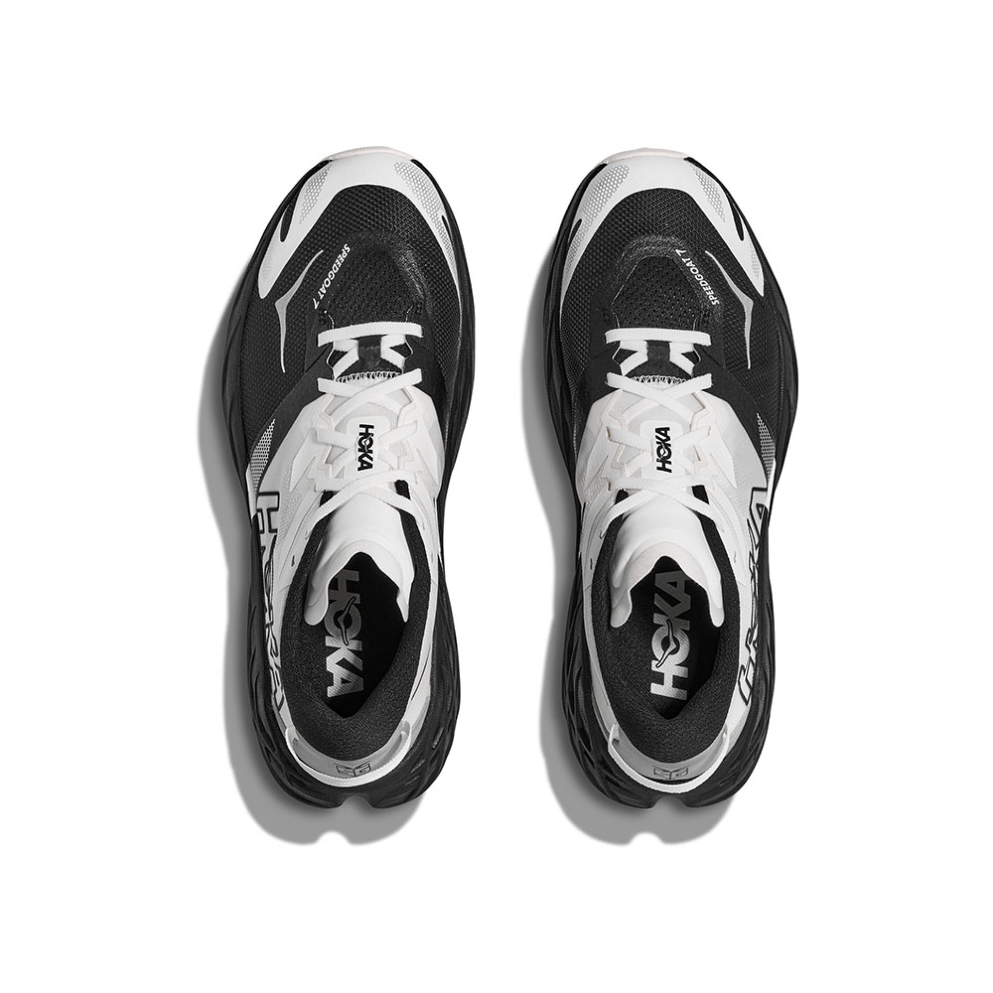 HOKA Speedgoat 7 Wide terrengløpesko (herre) i black/white