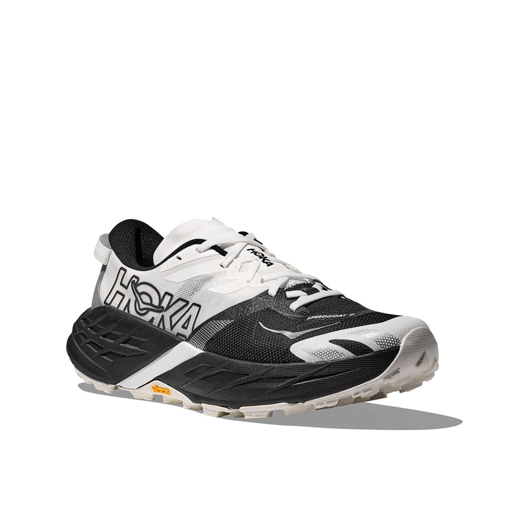 HOKA Speedgoat 7 Wide terrengløpesko (herre) i black/white