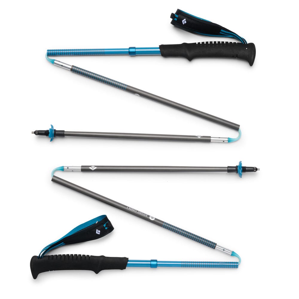 foldede Black Diamond Distance Carbon Z Poles turstaver