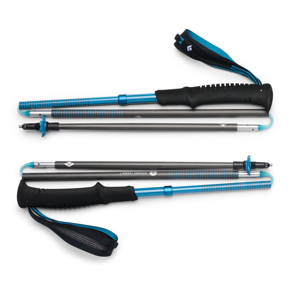 sammenpakkede Black Diamond Distance Carbon Z Poles turstaver
