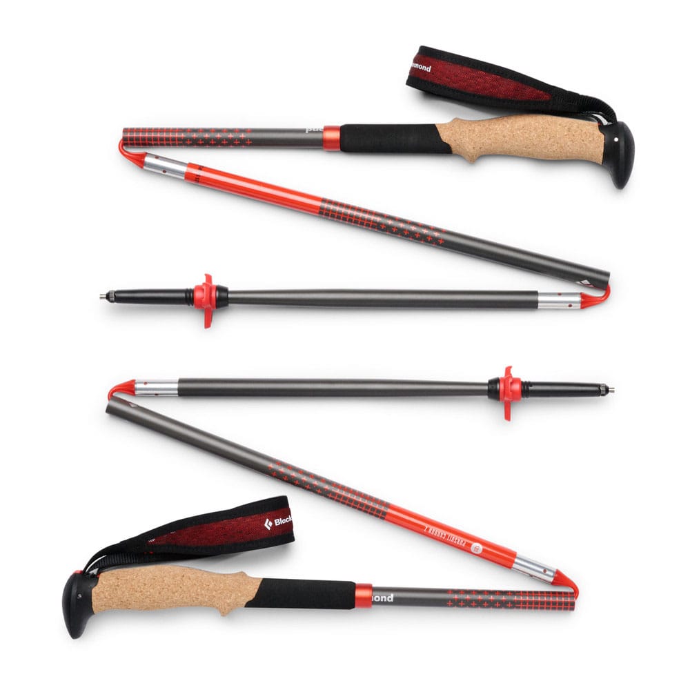 sammenslåtte Black Diamond Pursuit Carbon Z Poles turstaver (unisex)