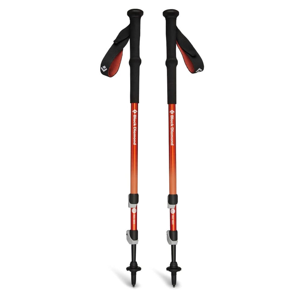 Stilige og praktiske Black Diamond Trail Back turstaver teleskop sammenfelt