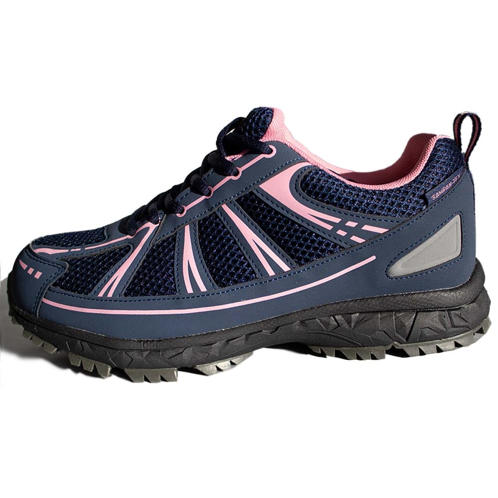 Scholl Sprinter Ultra trekking-sko i fargene blå og rosa